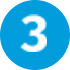 blue circle with white "number" 3