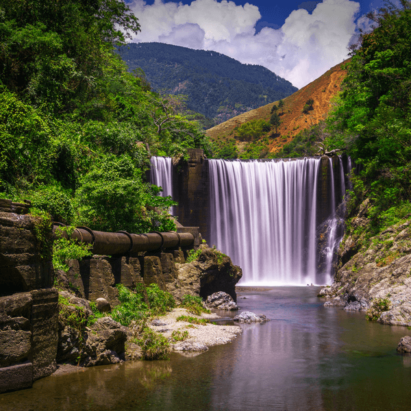waterfall in Jamaica