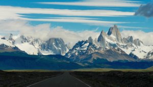 large snow-capped mountain