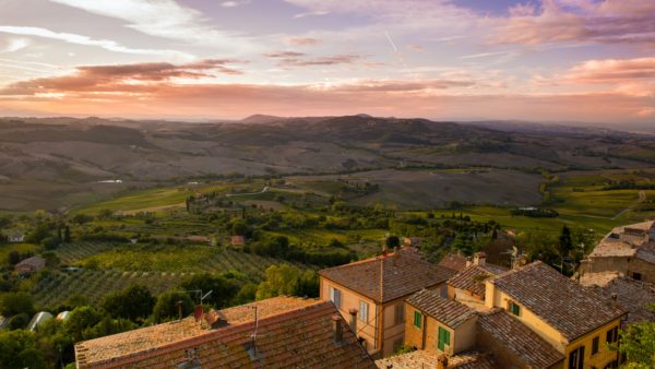 overlook of Italy