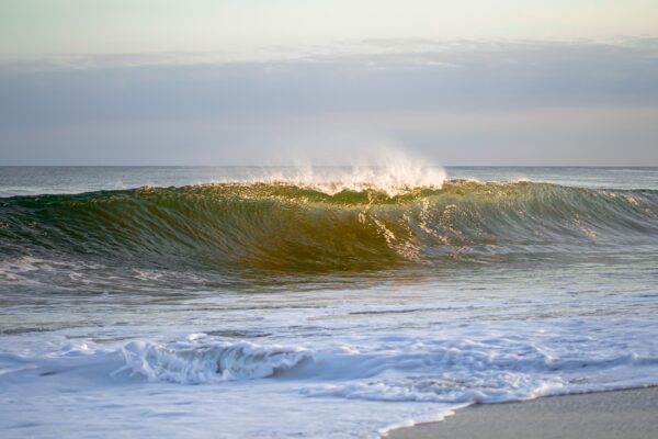 a big wave in the ocean