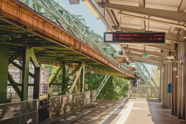 outdoor train station in Germany