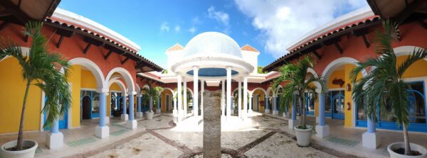 colorful resort in Punta Cana, Dominican Republic